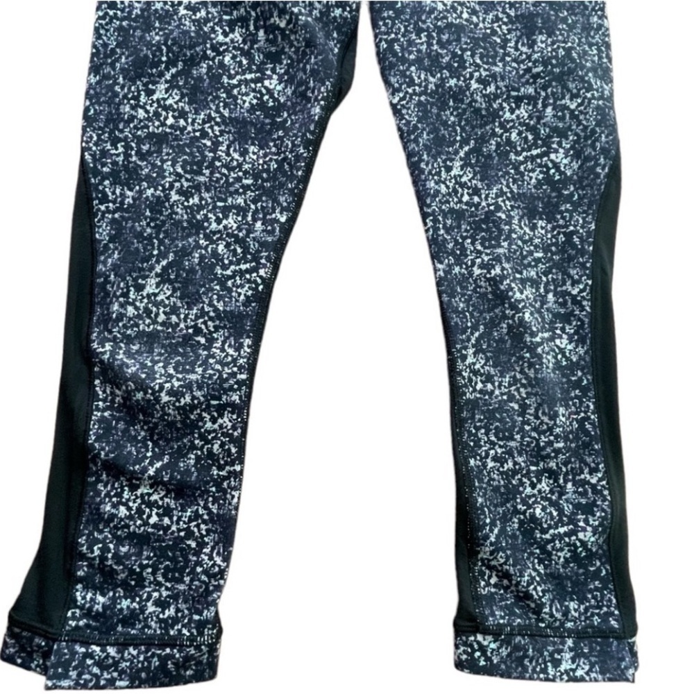 Lululemon Journey Crop Leggings in Rocky Road Sand Dune Toothpaste/Black - Sz 4 - Picture 7 of 12